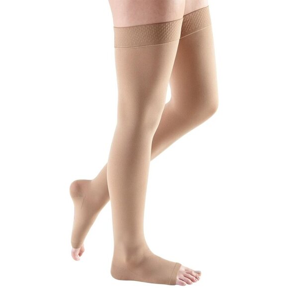 Medi duomed Advantage Compression Stockings Thigh OT 15-20mmHG Size XXL Biege - Picture 2 of 5